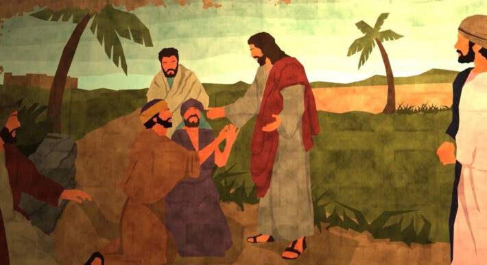 Audio Bible | Jesus Heals Two Blind Men | Oliver Peers