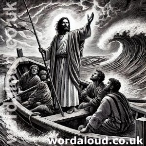 Jesus calms the storm | KJV Gospel | Audio Bible