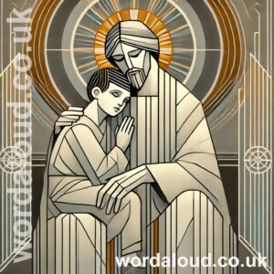 Jesus And A Child | Christian Art | God Is Love