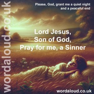 Jesus Prayer | Word Aloud | KJV Bible | Christian Faith