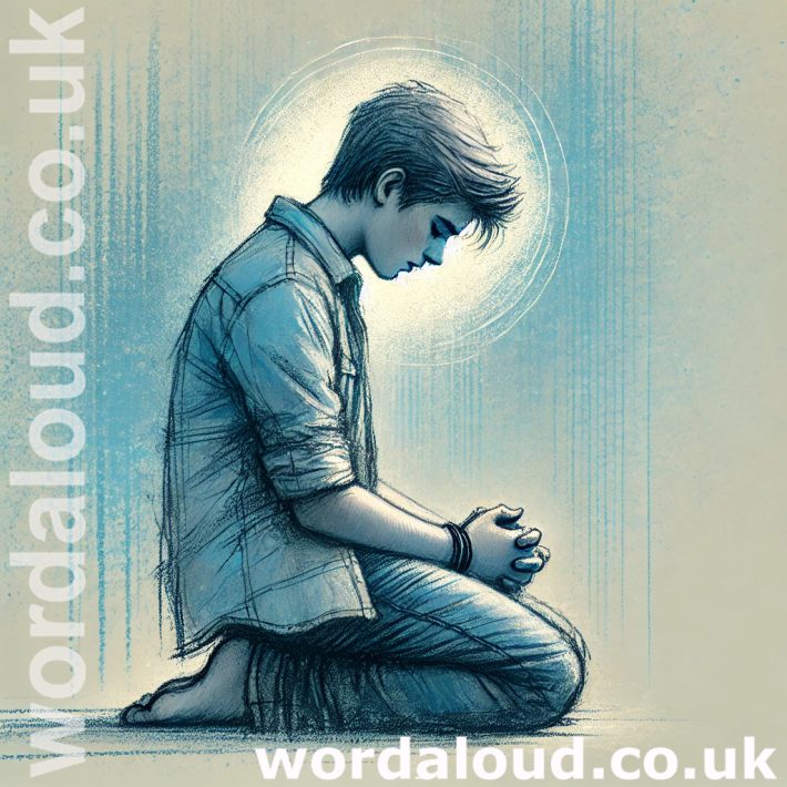 Boy At Prayer | Easter | Jesus Christ With A Child