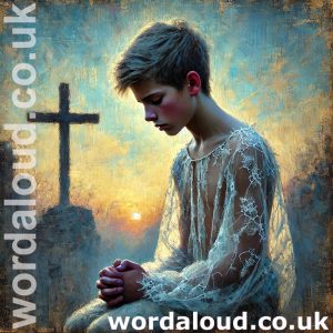 Boy At Prayer | Child With Jesus | Holy Week | Crucifixion