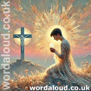 Boy At Prayer | Jesus And The Cross And Eucharist | Jesus Christ Saves A Child