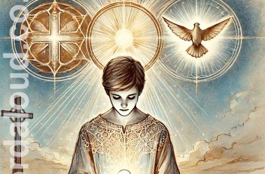 Boy At Prayer | Jesus And The Trinity In The Eucharist