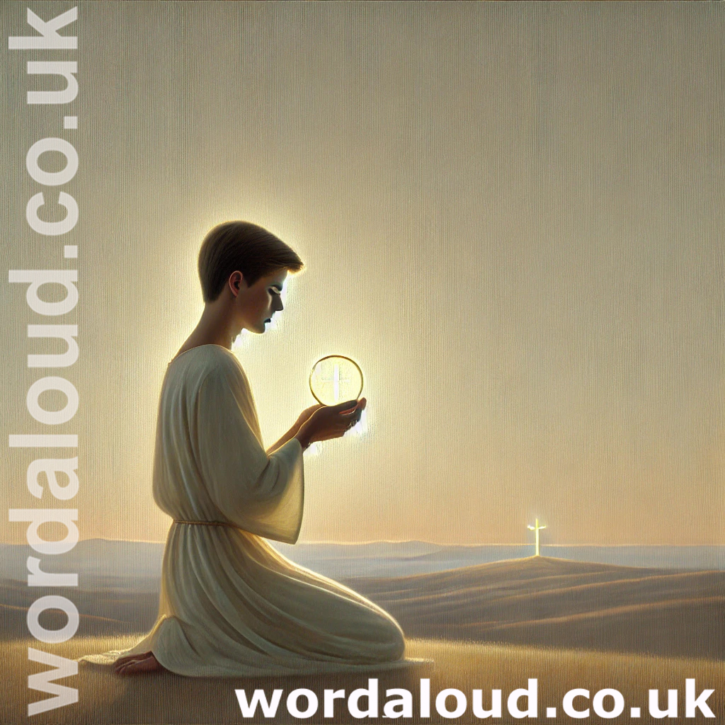 Boy At Prayer | Jesus In The Eucharist | Passion | Child With Jesus And The Cross