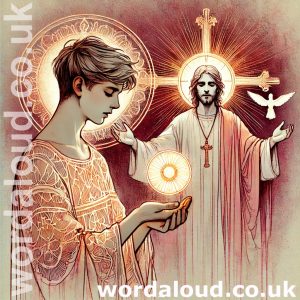 Boy At Prayer | Jesus And The Trinity In The Eucharist | Risen Lord