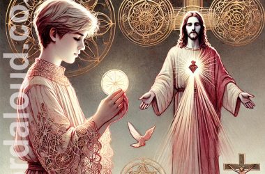 Boy At Prayer | Jesus And The Trinity In The Eucharist | Risen Lord