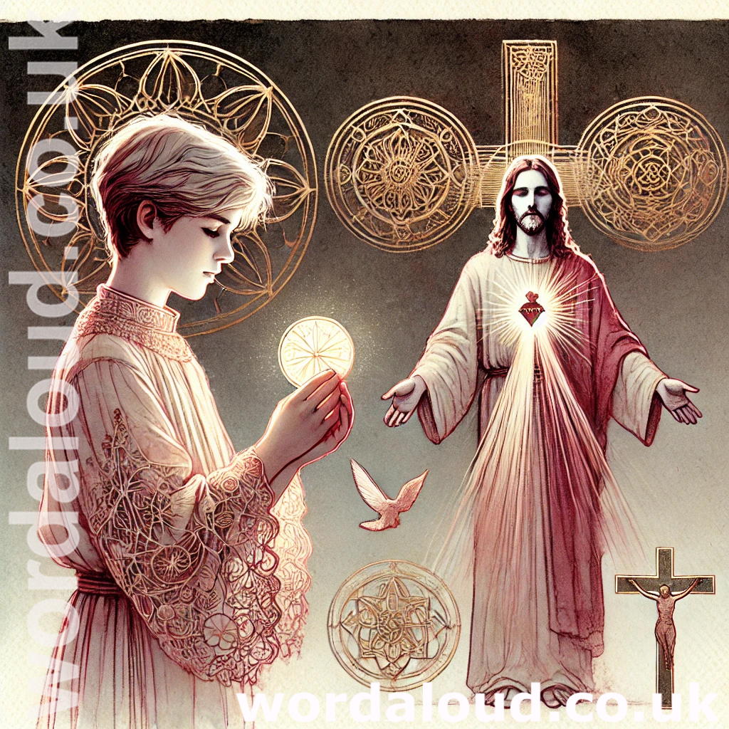 Boy At Prayer | Jesus And The Trinity In The Eucharist | Risen Lord