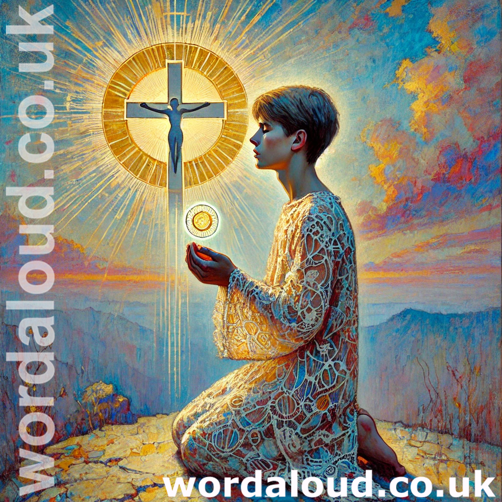 Boy At Prayer | Jesus With A Child | Cross | Eucharist