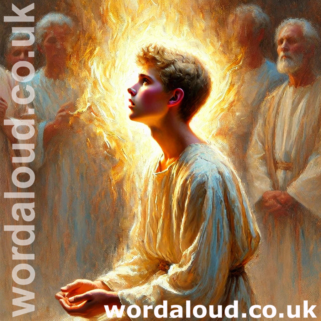 Boy At Prayer | Jesus And The Holy Spirit | Pentecost