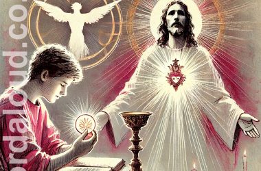 Boy At Prayer | Jesus And The Trinity In The Eucharist