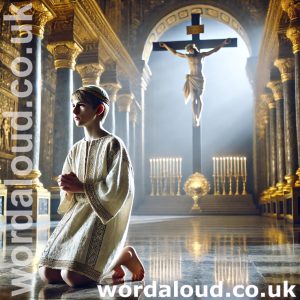 Boy At Prayer With Jesus In The Temple | Crucifixion | Lord's Prayer