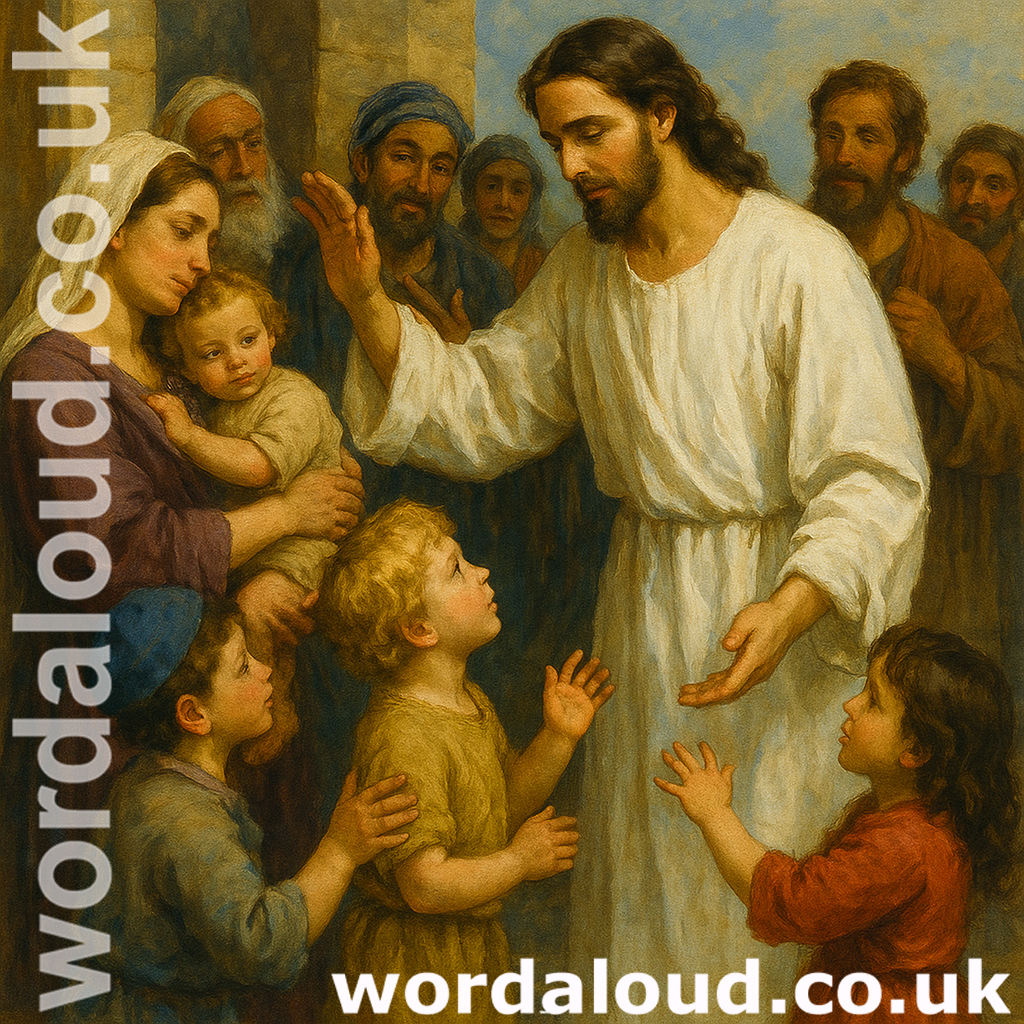 Jesus Prays With Little Children | Blessings Of Jesus