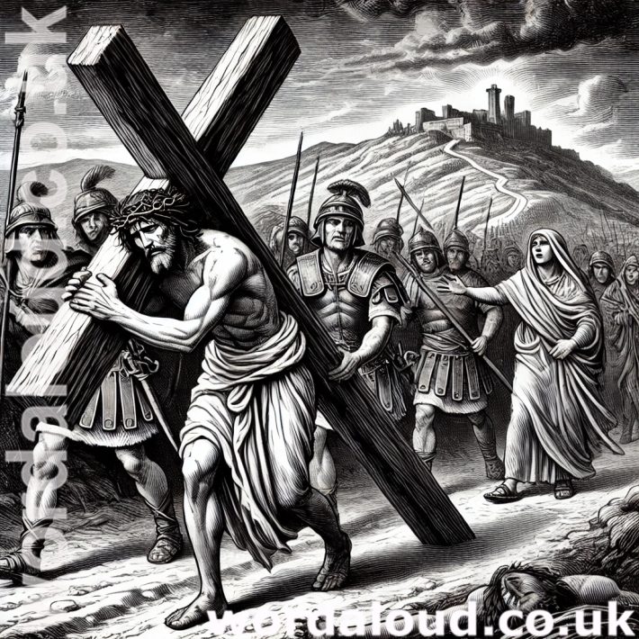 Jesus Carries His Cross | Via Dolorosa