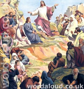 Jesus Preaches The Sermon On The Mount