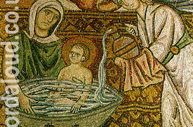 Midwives Bathe The Infant Christ