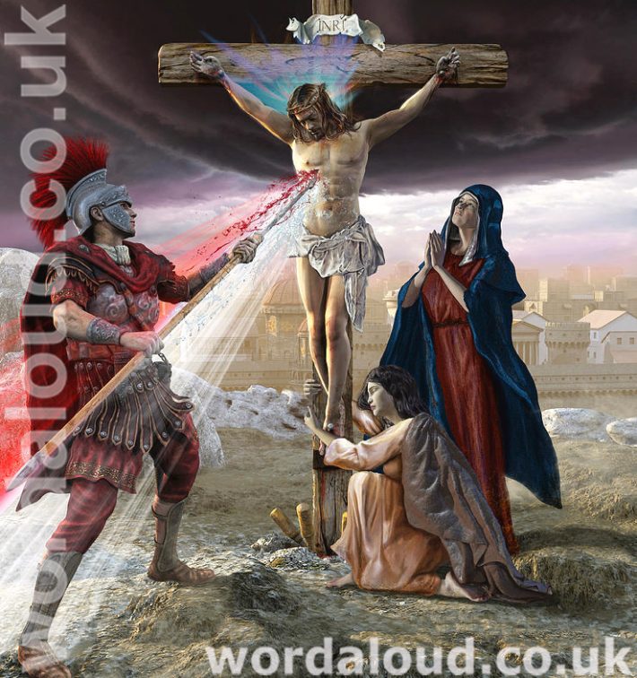 Crucifixion Of Jesus | A Soldier Pierces Jesus' Side With A Spear