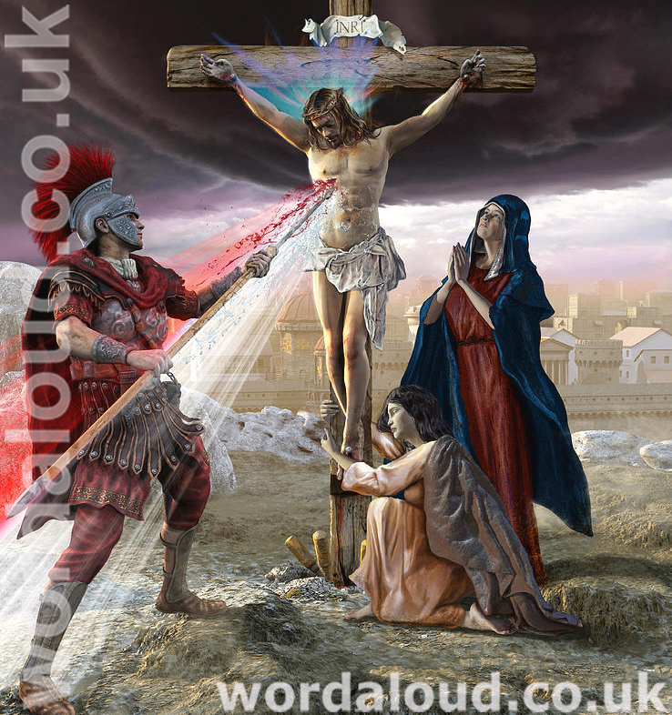 Crucifixion Of Jesus | A Soldier Pierces Jesus' Side With A Spear