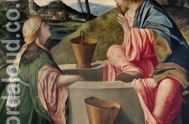 Jesus At Jacob's Well With The Woman In Samaria