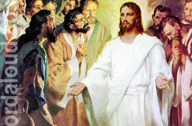 Jesus Risen Lord Greets His Disciples