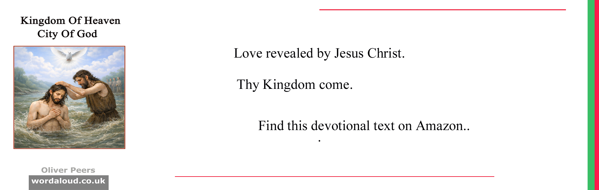 Kingdom O Heaven | City Of God